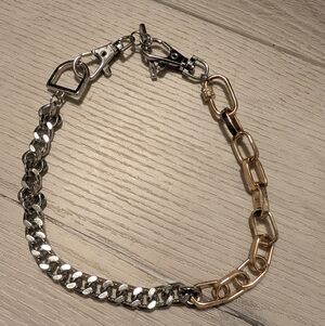 Dolls Kill Mixed Metal Chain Necklace